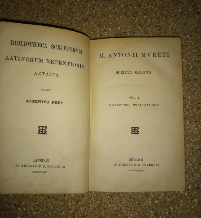 Марк Антоний Муретус. Избранные сочинения в 2 томах (в одном переплёте). Scripta Selecta