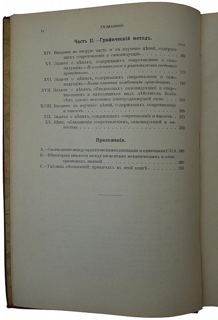 «Переменные токи» — антикварная книга 1911 года (Санкт-Петербург, Издание А.С. Суворина)