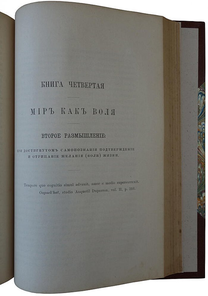 Шопенгауэр А. «Мир как воля и представление» — антикварное издание 1892 года