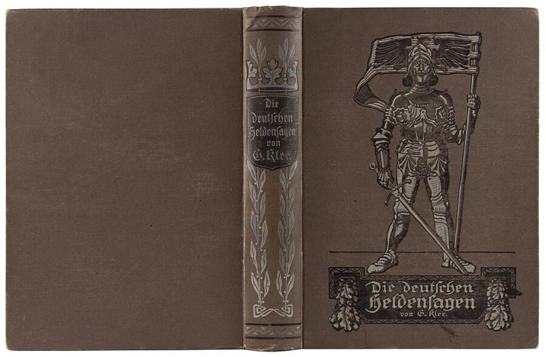 Немецкий героический эпос: Die deutschen Heldensagen (антикварное издание 1912 года, Г. Клее)