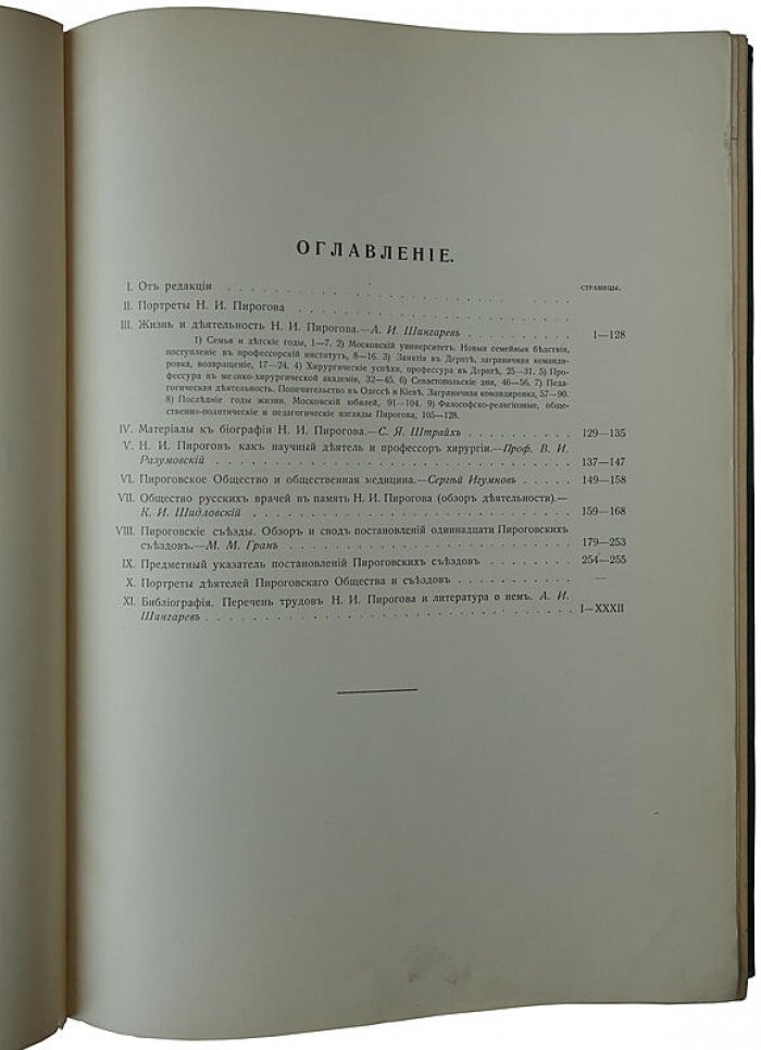 Николай Иванович Пирогов и его наследие: Пироговские съезды. Юбилейное издание 1911 года