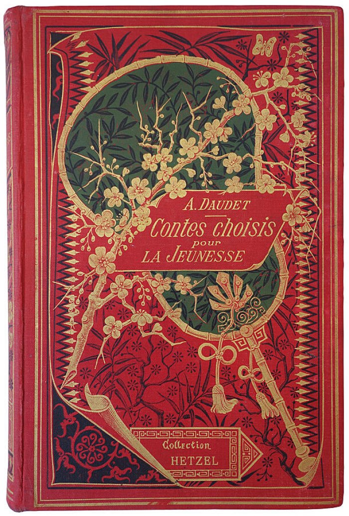 Альфонс Доде. Избранные рассказы / Contes choisis (французский текст). Издание 1884, Paris Hetzel