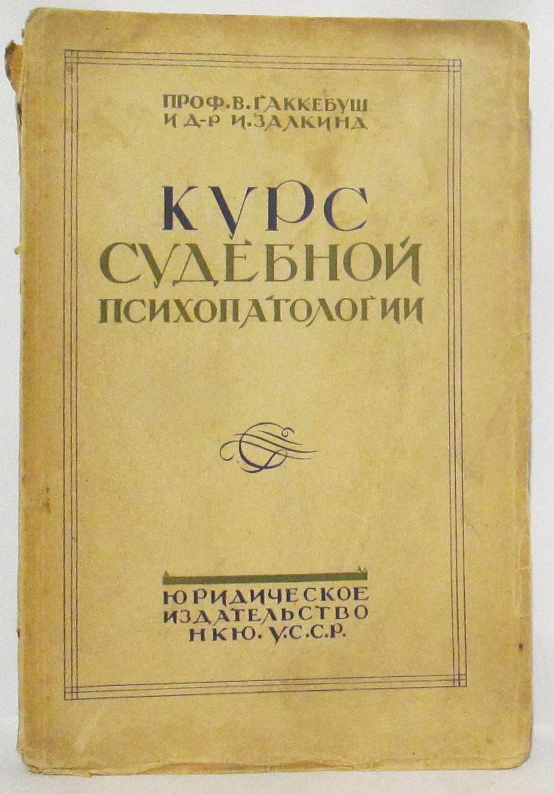 Курс судебной психопатологии. Учебное руководство (1928)