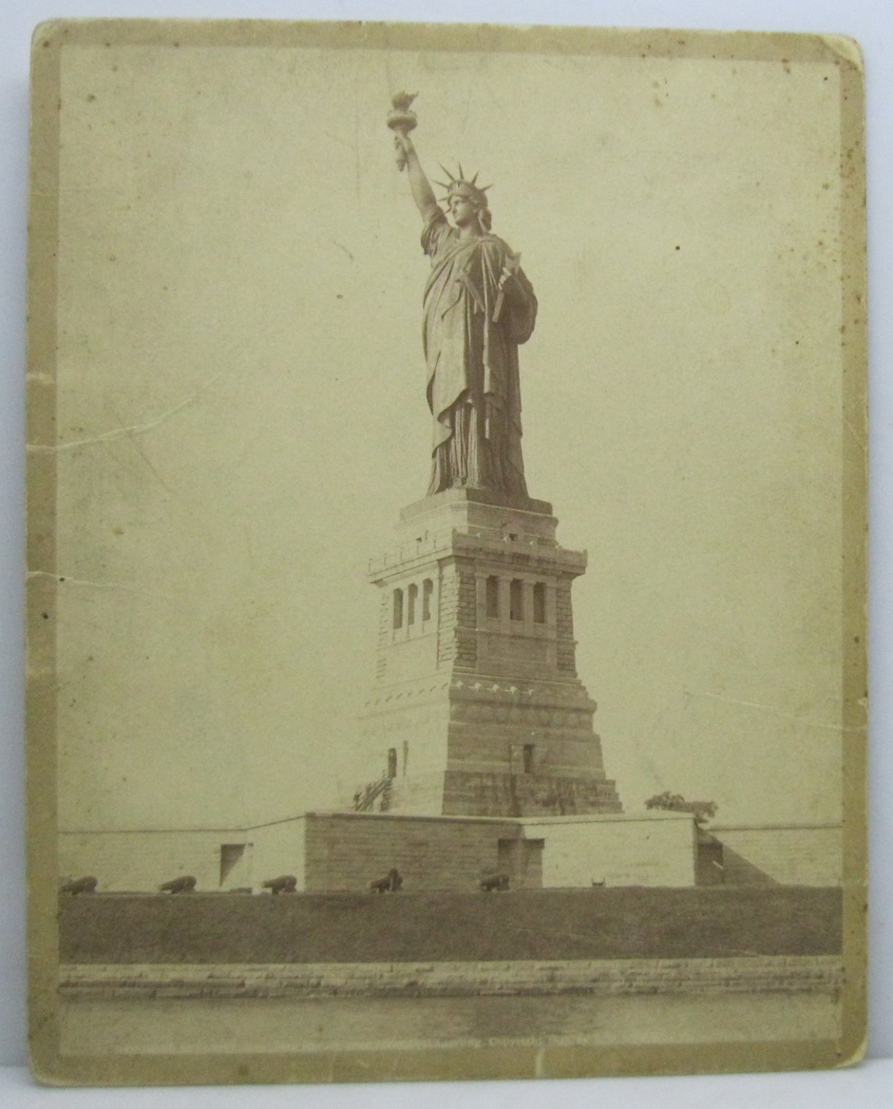 Статуя Свободы. Фотография (каталожная пометка: 1890? г.)
