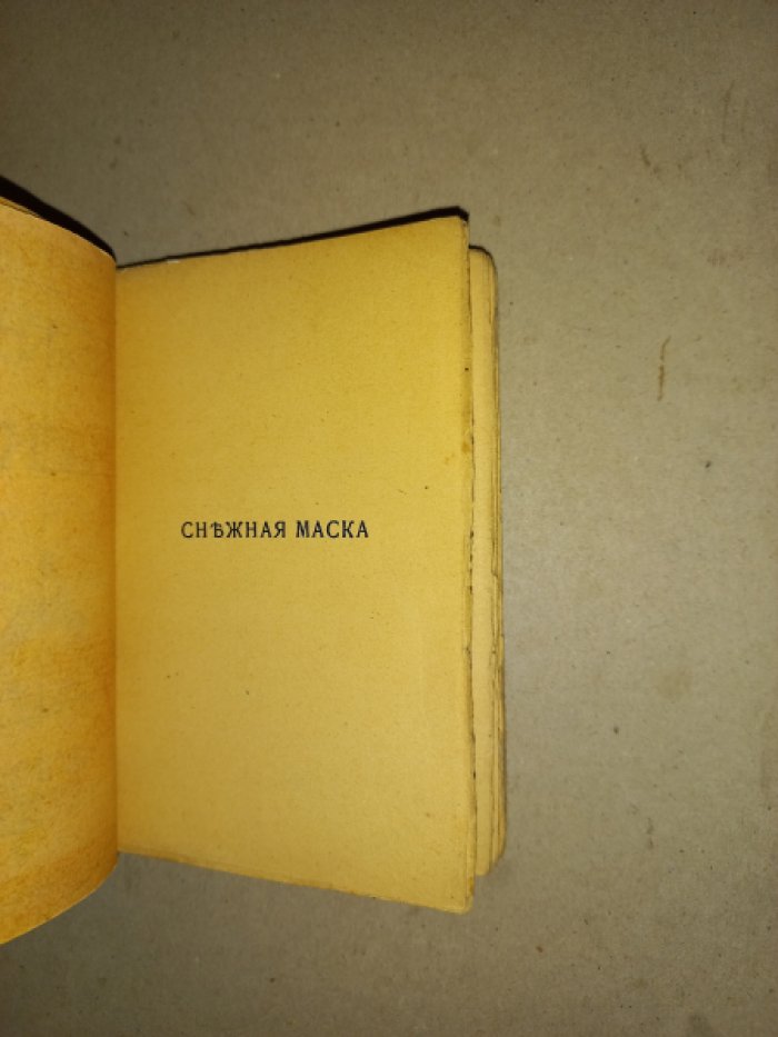 Александр Блок. «Снежная маска». Редкое издание с иллюстрациями Л. Бакста и заставкой М. Добужинского