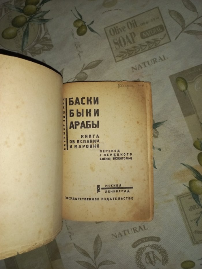 Эдшмид Казимир. Баски, быки и арабы: книга об Испании и Марокко