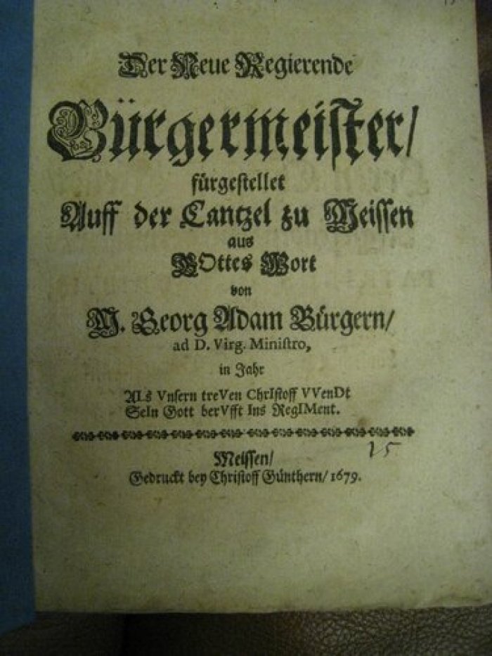 Der Neue Regierende Burgermeister.