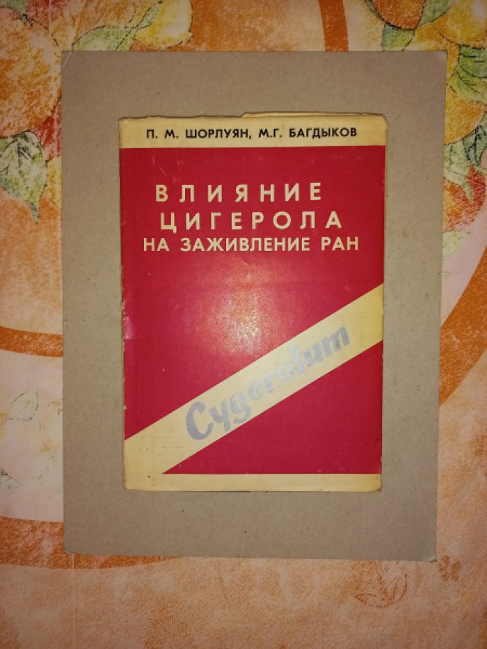 Шорлуян П.М., Багдыков М.Г. Влияние цигерола на заживление ран.
