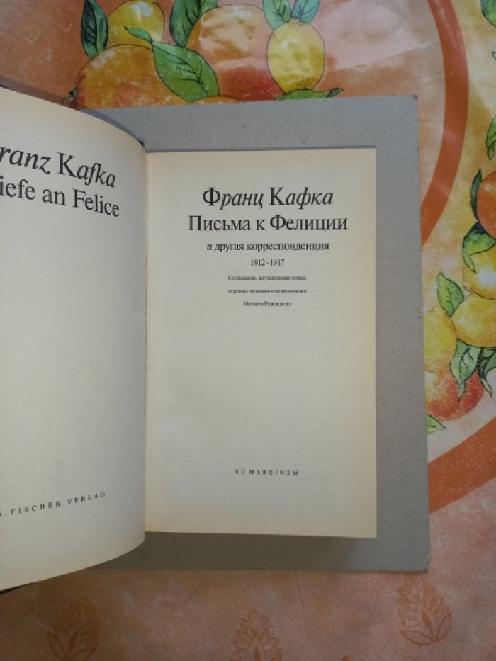 Кафка Франц. Письма к Фелиции и другая корреспонденция 1912 - 1917 гг.