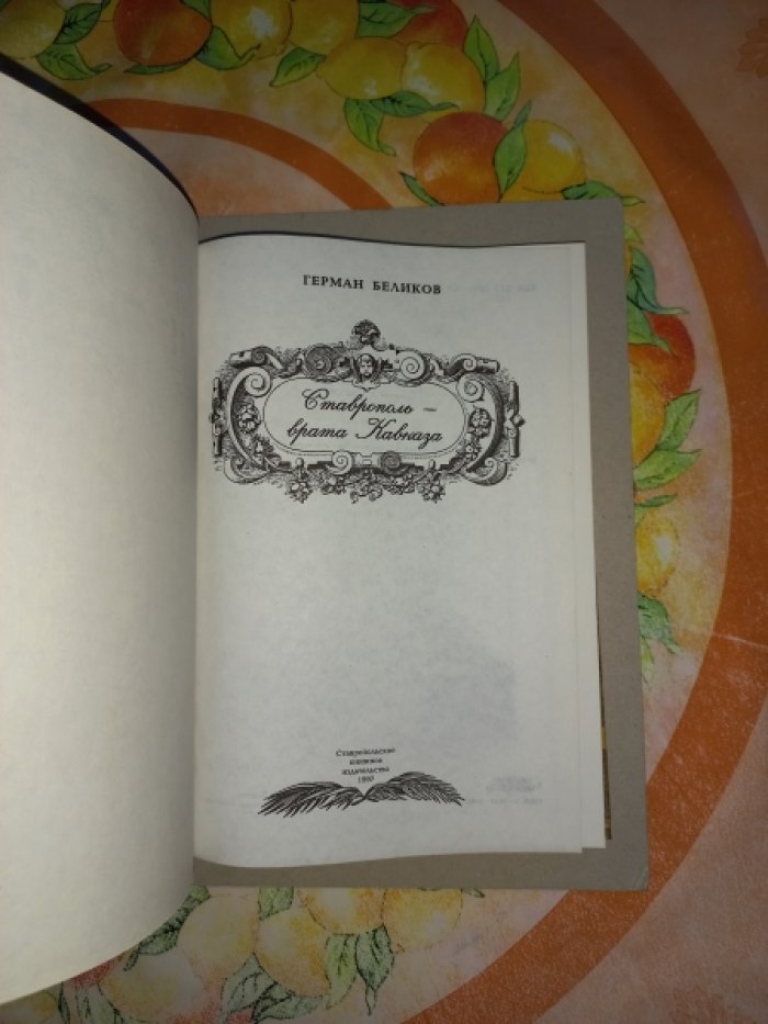 Беликов Герман. Ставрополь - врата Кавказа.