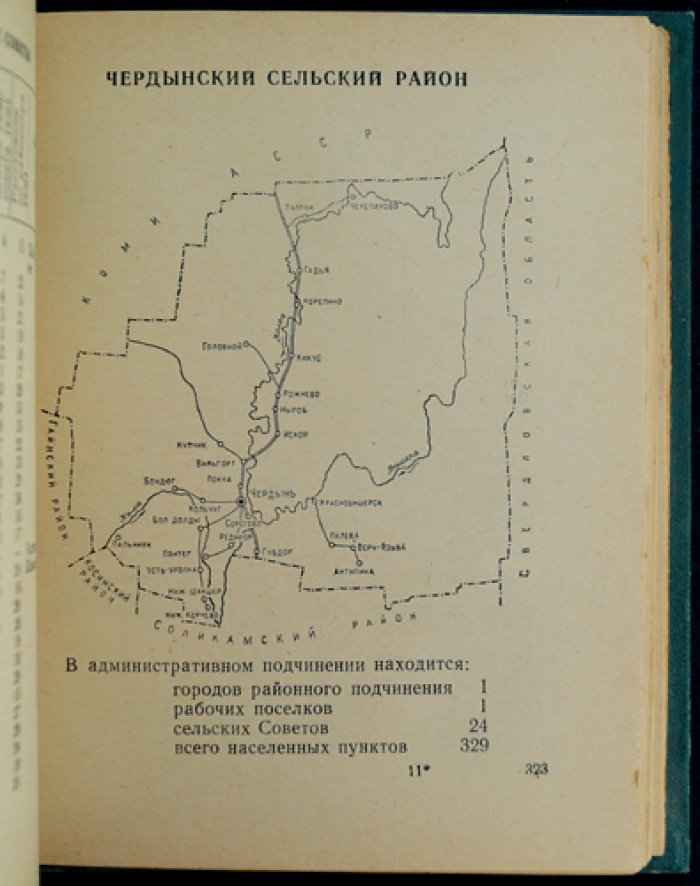 Пермская область. Административно-территориальное деление
