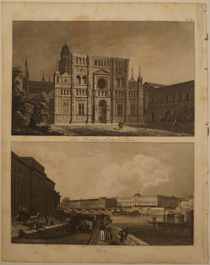 Картезианский монастырь в Павии. — Париж. / Das Karthauserkloster in Pavia. — Paris.
